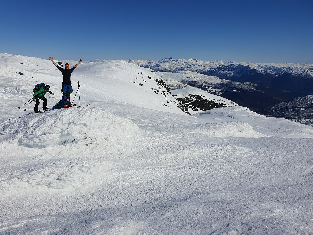 Toppen av Skogafjellet!