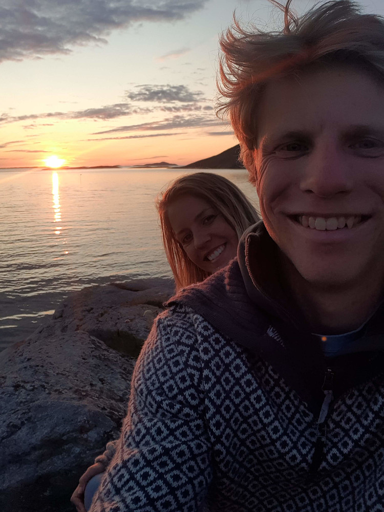 Solnedgang på Stokkøya.