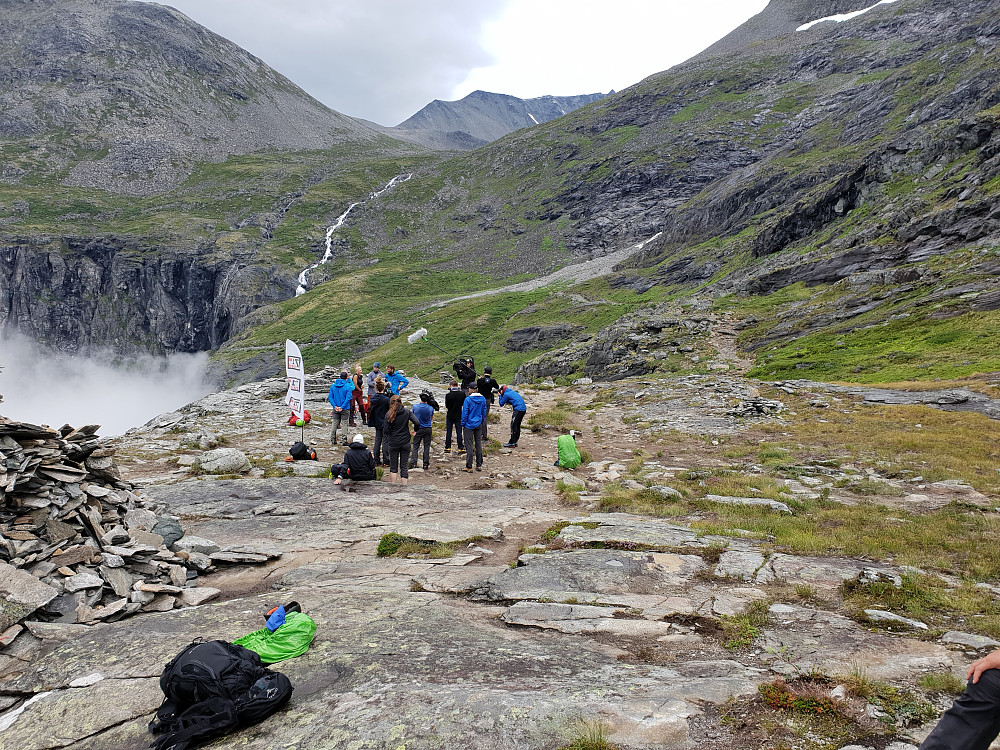 Målgang ved Trolltstigen.