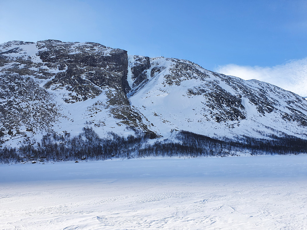 Isklatring nord for Knutseggen.