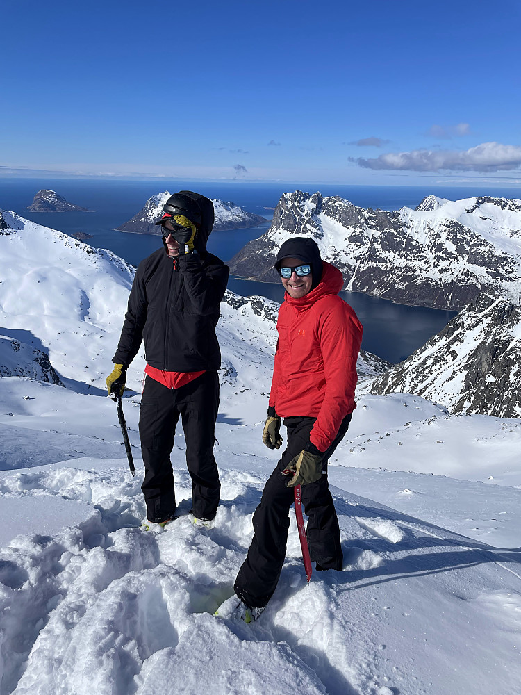 Erlend og Even på toppen.