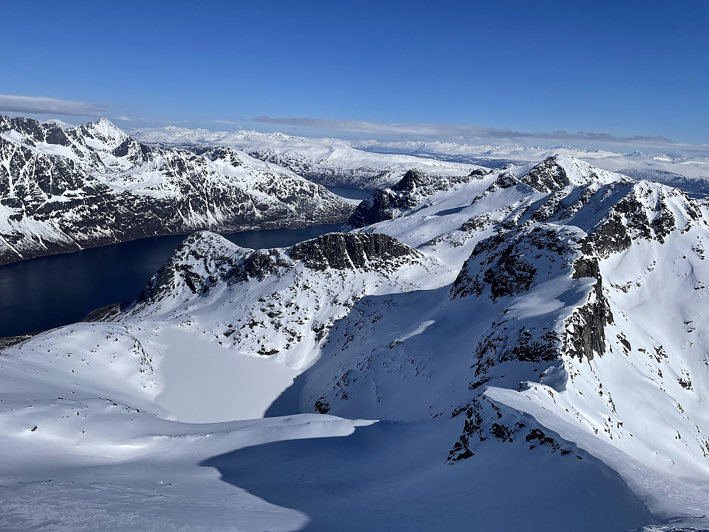 Nydelig utsikt mot Ersfjorden.