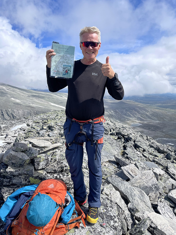 Terje på Bruri, sin siste 2000-meterstopp!
