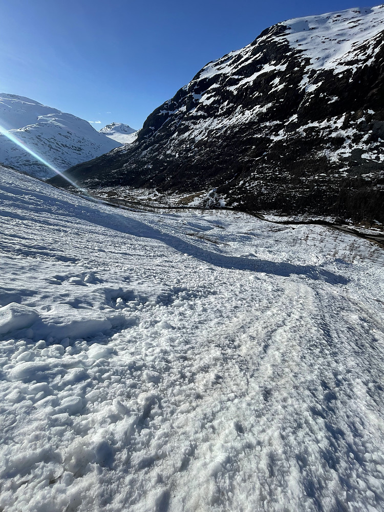 Stort skred i Skogadalen.