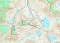 GPS-track (detaljutsnitt).