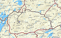GPS-track over Hovdefjell.