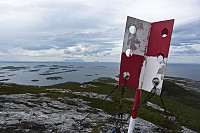 Vega sett fra toppen av Vardøyfjellet.