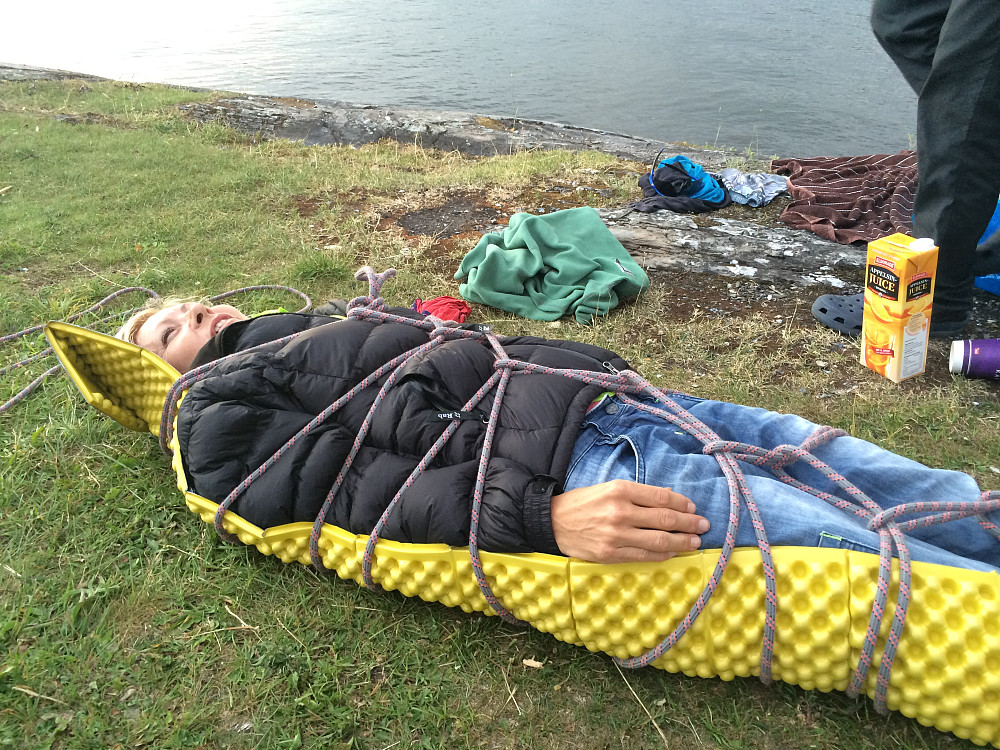 Improvisert taubåre.