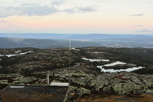 Utsikt mot Drammen.