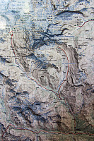 Oversiktskart over Aconcagua-området.