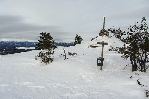 Toppen av Fjellstulfjellet.