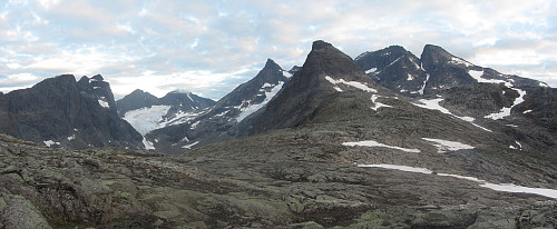 Panorama fra Maradalsryggen.