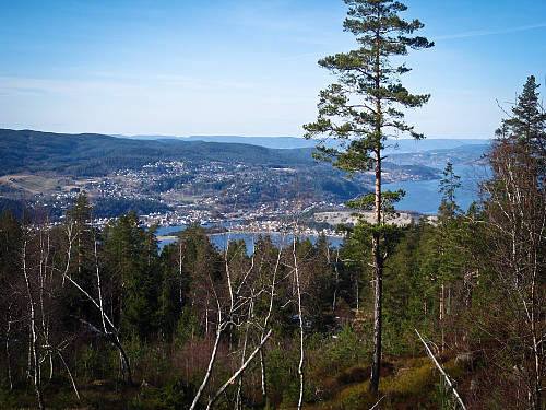 Utsikt mot Svelvik.