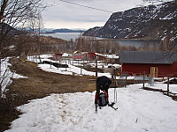 På med skia i Kåfjord.