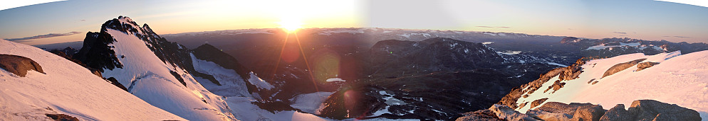 Panorama fra Gjertvasstinden.