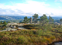 Toppvarden på Ørnemyrfjellet.