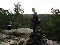 Ved toppvarden på Haraldsfjellet.