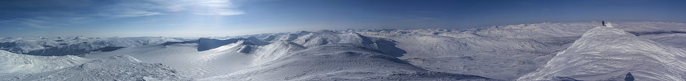Panoramabilde fra Skridulaupen.