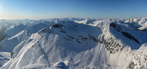 Panorama fra Stryneskåla del 1.
