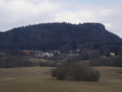 Skaugumsåsen og Sem Gjestegård sett fra Vøyen Terrasse