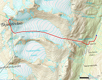 Rute til Skjelåtinden