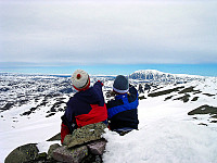 Gaustatoppen sett fra Robekknuten.