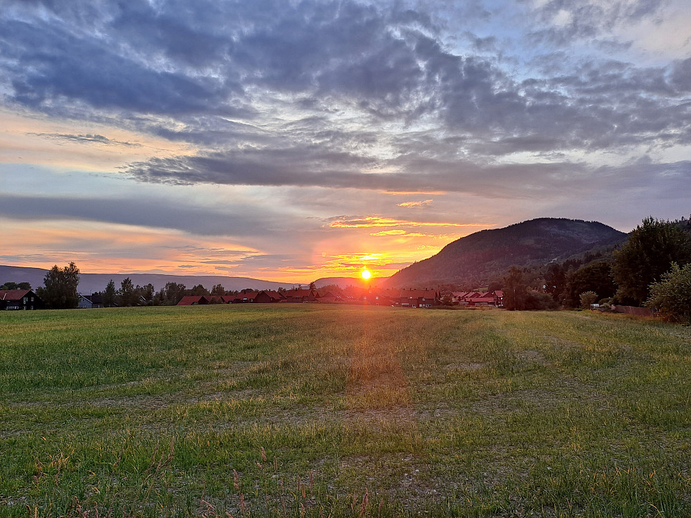 Solnedgang ved Blestervegen