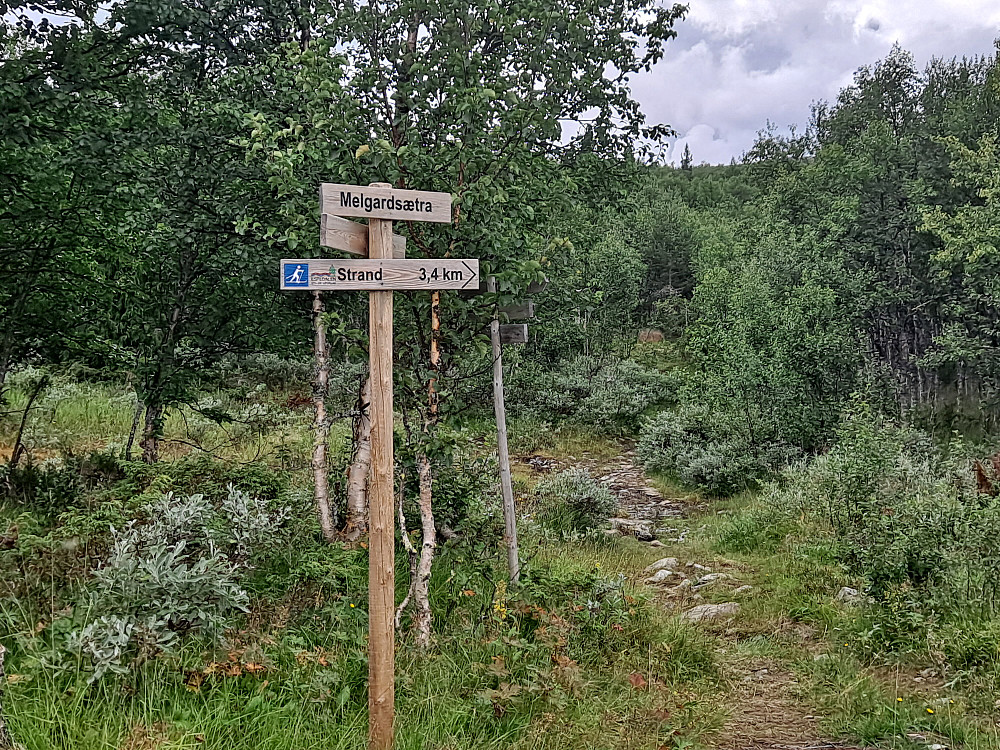 Råket startet ved Melgardsetra