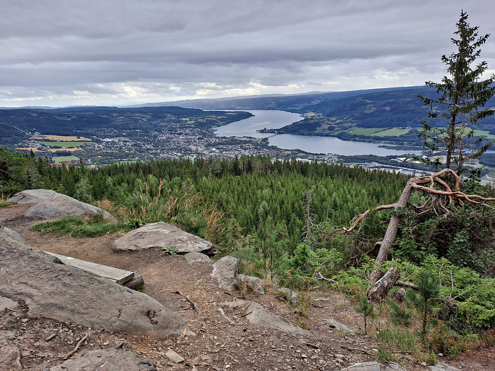 På Balbergkampen utsikt