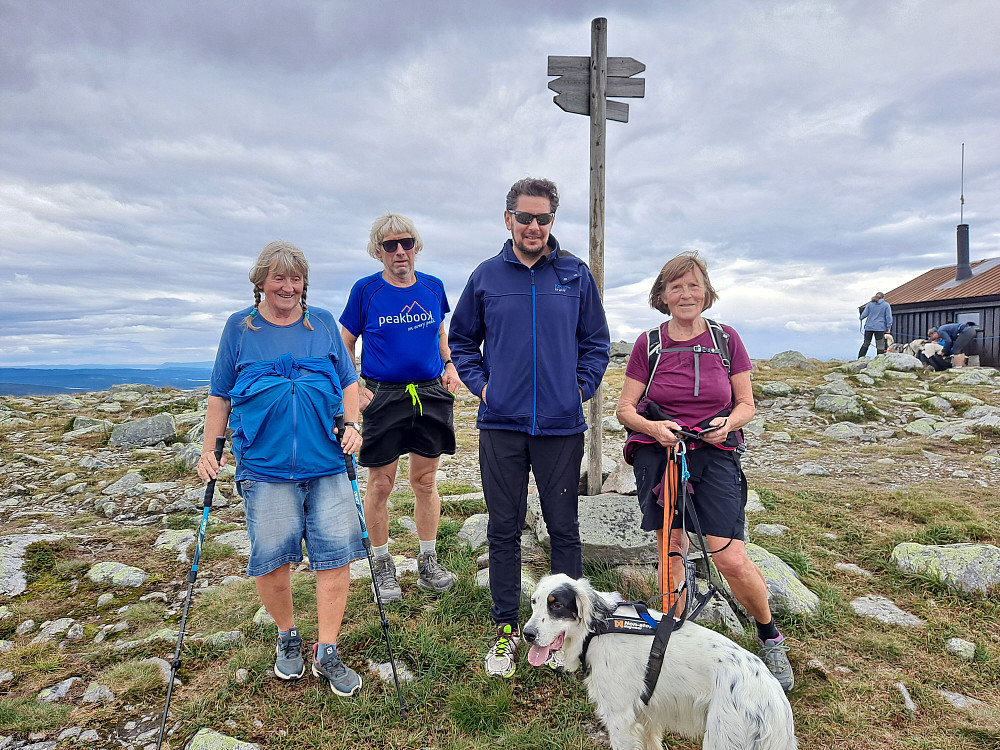 Jeg, Per Ole, Pål og Anne Grete ved Nevelhytta