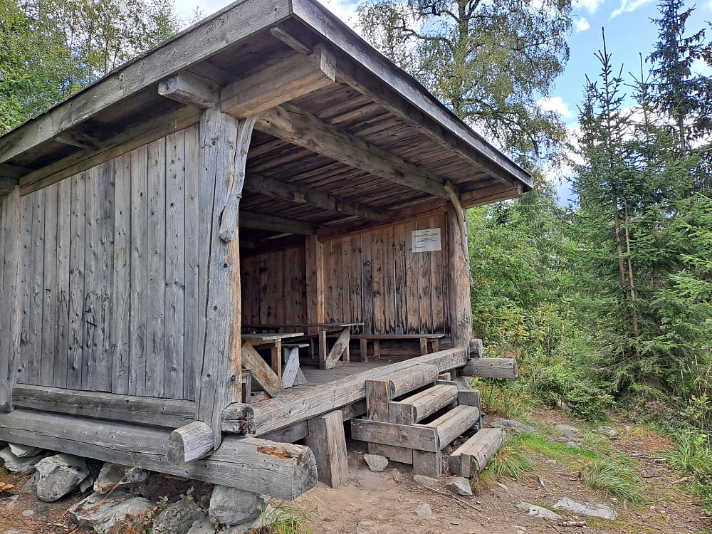 Gapahuken ved Kinnhøgda