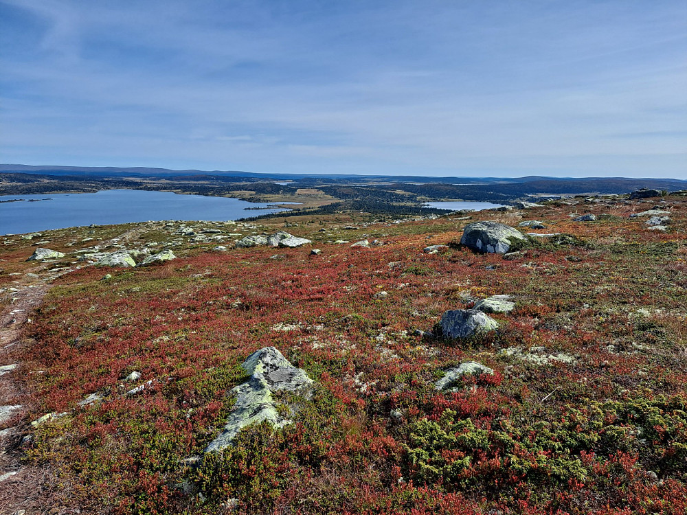 På veg ned fra Nevelfjellet