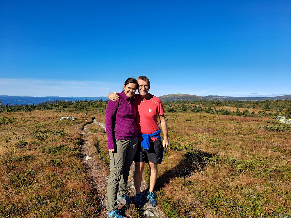Jan og Anne Marit på Lunkefjell vest