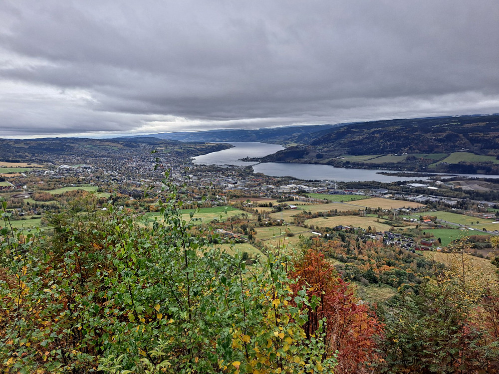 Utsikt over Lillehammer