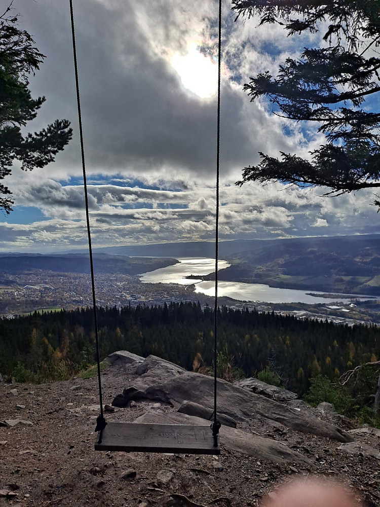 På Balbergkampen utsikt