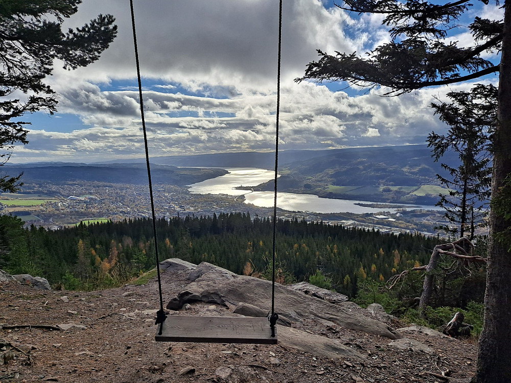 På Balbergkampen utsikt