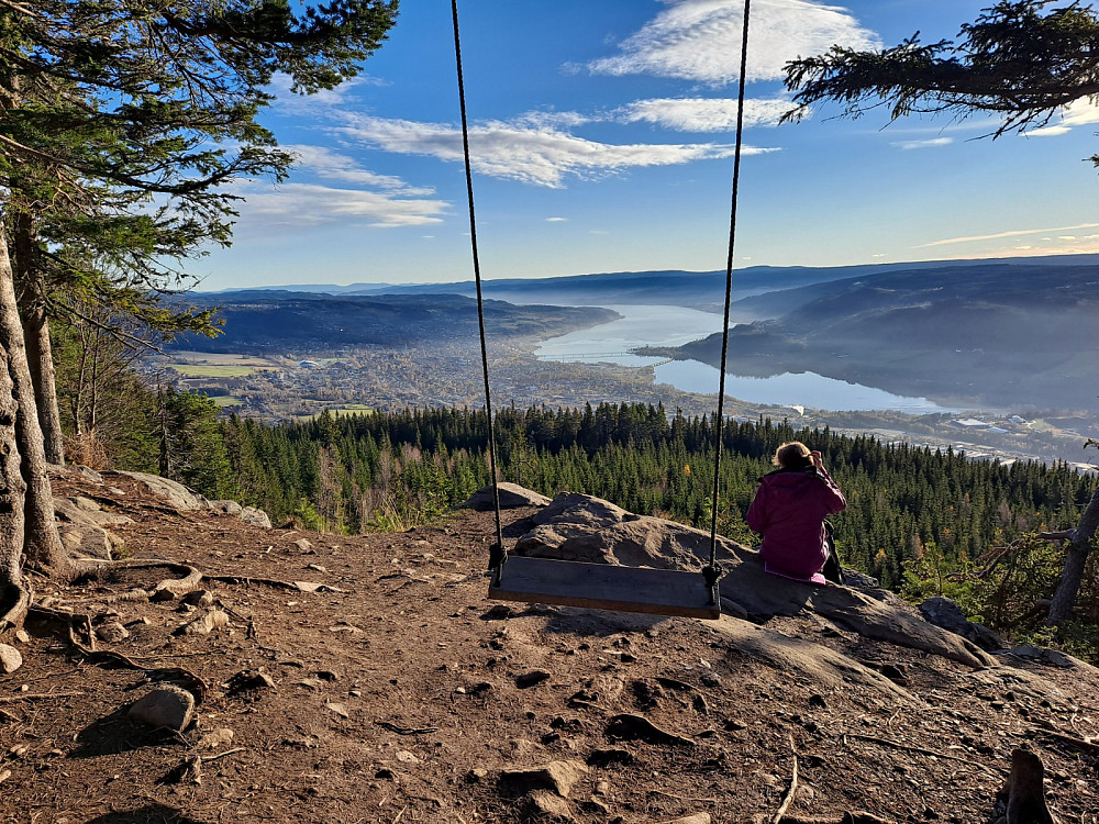 På Balbergkampen utsikt