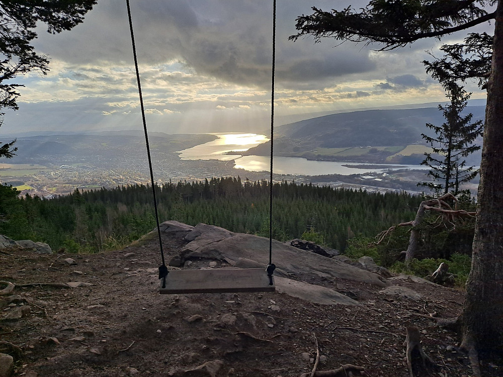 På Balbergkampen utsikt