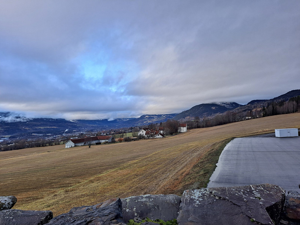 Nordover fra Lysgårdsbakkene