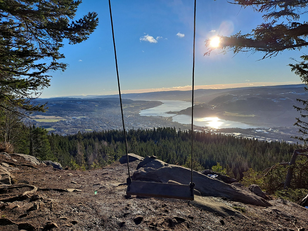 På Balbergkampen utsikt