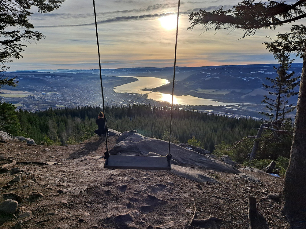 På Balbergkampen utsikt