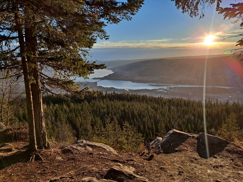 På Balbergkampen utsikt
