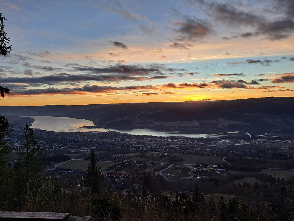 Solnedgang på Hansvehaugen