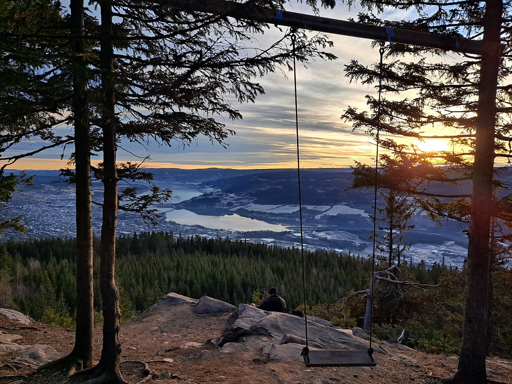 På Balbergkampen utsikt