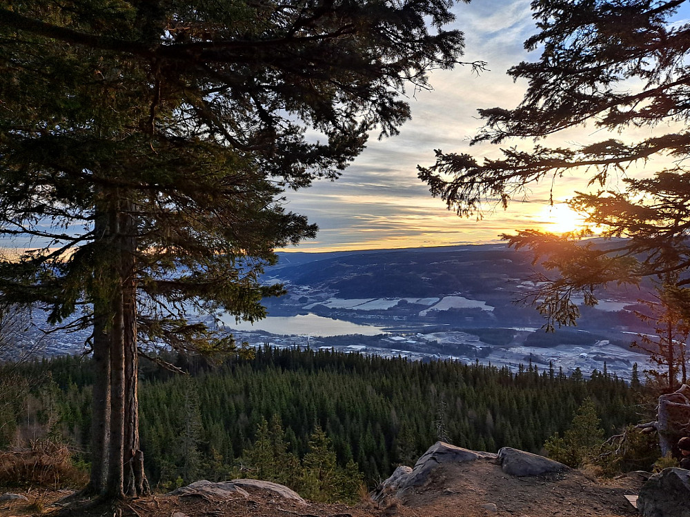På Balbergkampen utsikt