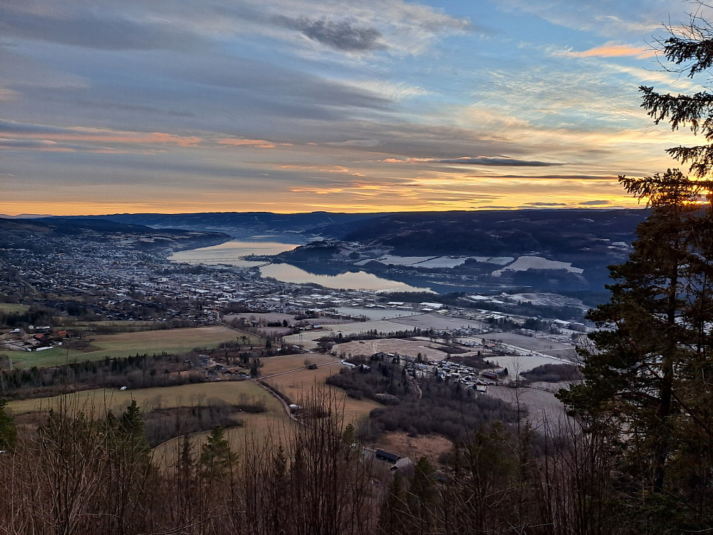 Utsikt over Lillehammer
