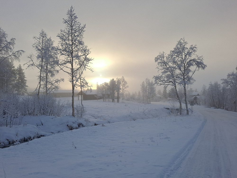 Snøkanonene serverer litt tåke