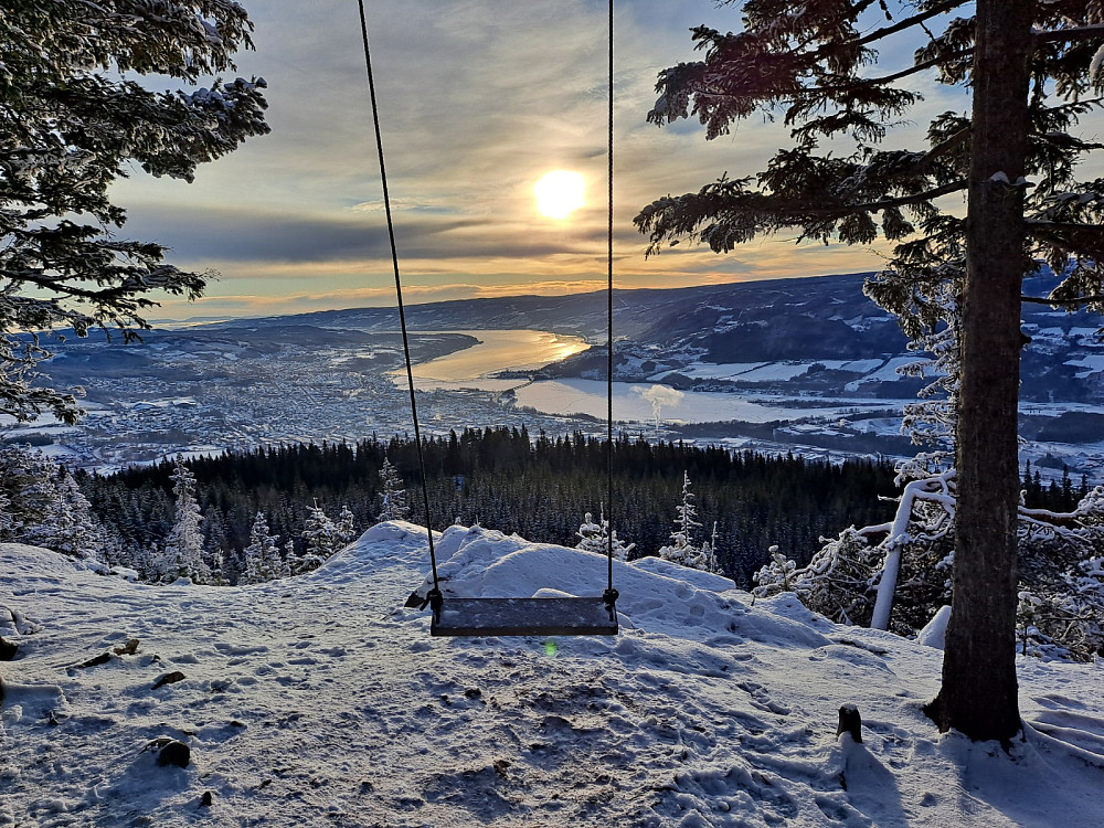 På Balbergkampen utsikt