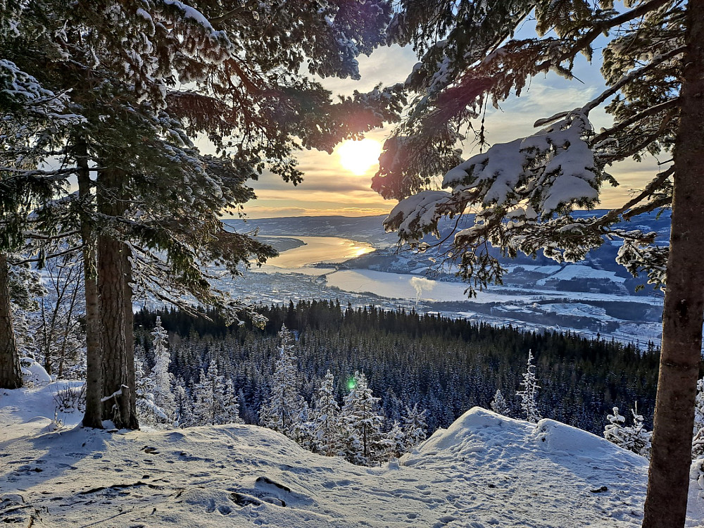 På Balbergkampen utsikt