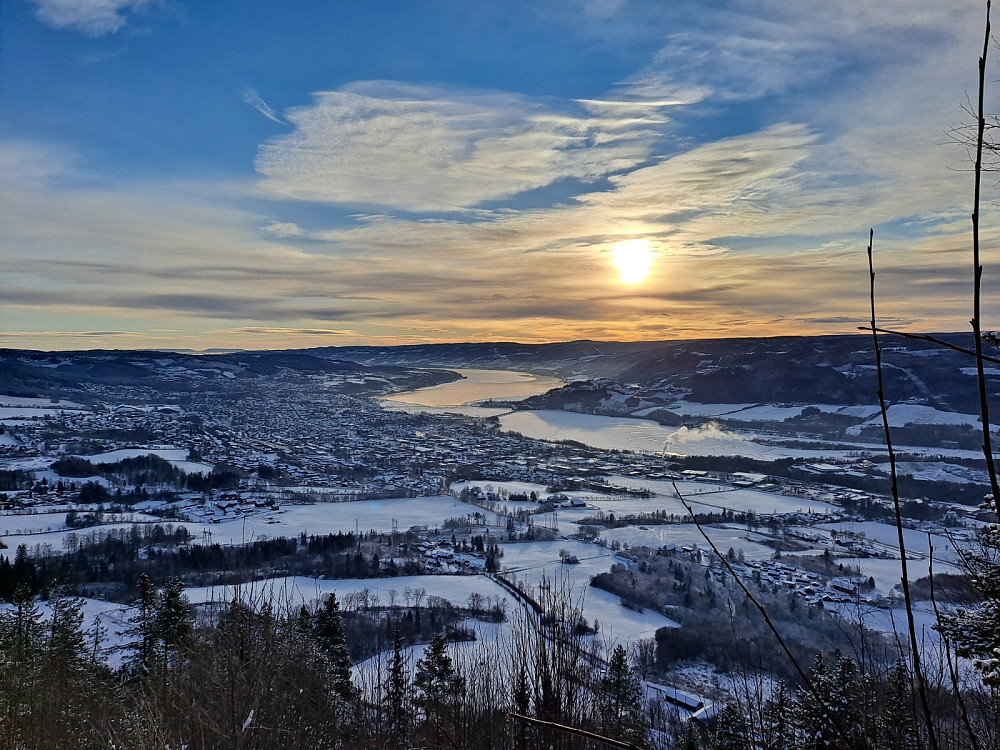 Desemberlys over Lillehammer